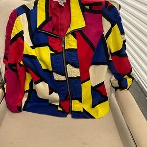 Colorful Geometric Women's Jacket